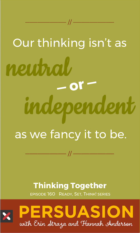 Persuasion 160 Thinking Together